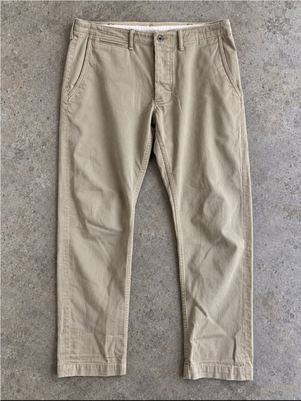 Polo Ralph Lauren Selvedge Chino Pants Mens 33x30 Straight Fit Field Cloth